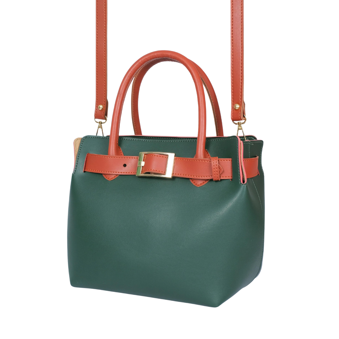 Bagiardi Front Buckle Handbag